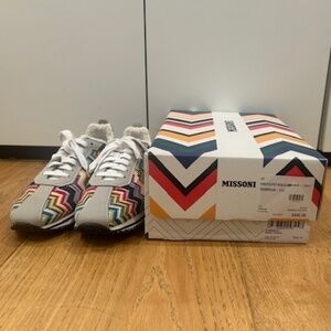 Missoni White/Petroleum Shimirun Sneaker